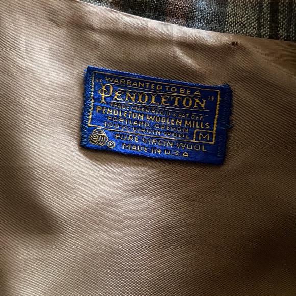 VTG Pendleton Plaid Wool Blazer/Sportcoat Size Medium - Picture 13 of 13